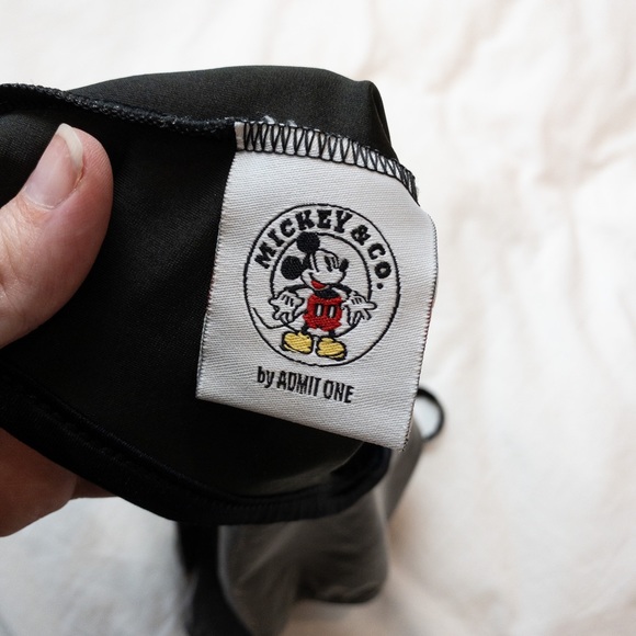 Mickey & Co Silver & Black One Piece Swimsuit - Size 12 - Picture 5 of 8